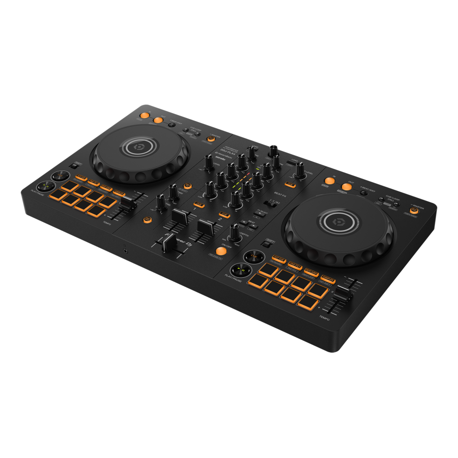 Pioneer DJ DDJ FLX4 vista ladeada